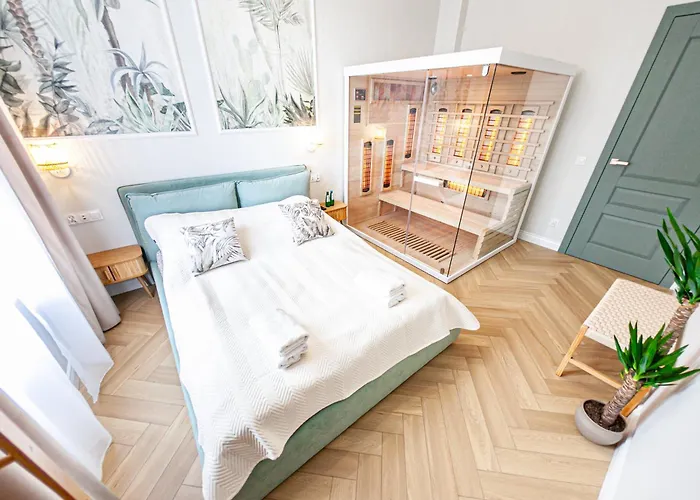 アパート Ola Grand Sauna & Jacuzzi グダニスク